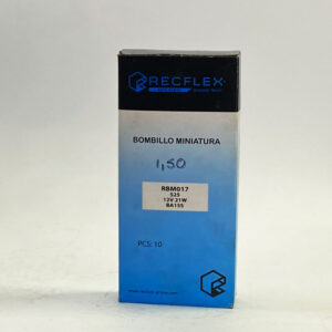 RECFLEX FOCO TIPO BAYONETA 1 PUNTO 12V 21W